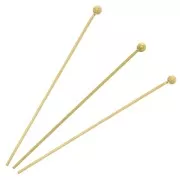 40x0.7mm 304L Stainless Steel Ball pins - Gold x10