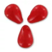 Mini-Drops 4x6 mm Red Corail x50