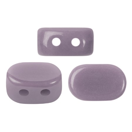 4x6mm Lipsi® Glass beads by Puca® - Opaque Amethyst x10g