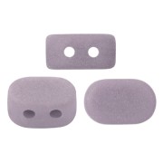 4x6mm Lipsi® Glass beads by Puca® - Opaque Amethyst Mat x10g