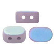 4x6mm Lipsi® Glass beads by Puca® - Opaque Amethyst Mat AB x10g|raw }}
