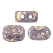 4x6mm Lipsi® Glass beads by Puca® - Opaque Amethyst Splash x10g|raw }}