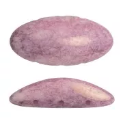 20x10mm Athos 3D 3 holes® by Puca® - Opaque Light Rose Ceramic Look x1