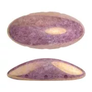 20x10mm Athos 3D 3 holes® by Puca® - Opaque Lilas Ceramic Look x1