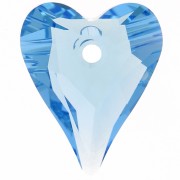 PureCrystal 6240 Wild Heart 12mm Aquamarine x1|raw }}