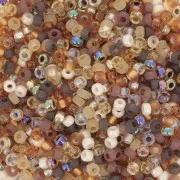 Beige - Miyuki seed beads Mix 11/0 MIX-21 - Golden Grains x8gr Miyuki seed beads Mix 11/0 MIX-21 - Golden Grains x8gr