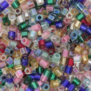 Miyuki 8/0 seed beads Mix Hex Cut - MIX-01 - Medley x8g|raw }}