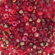 Miyuki seed bead 8/0 Mix - MIX-18 - Magma x8g