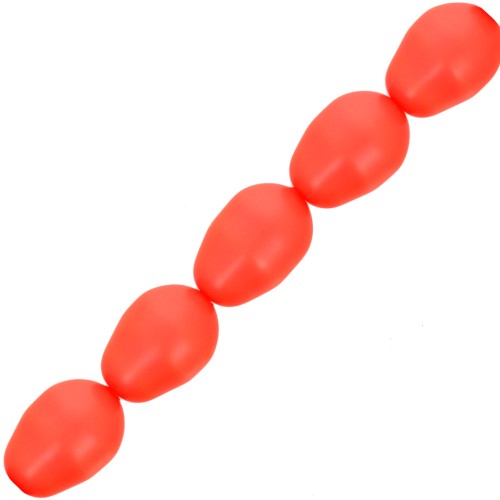 11x8mm PureCrystal Pearls 5821 - Crystal Neon Red Pearl x5