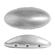 20x10mm Athos 3D 3 holes® by Puca® - Silver Mat x1|raw }}
