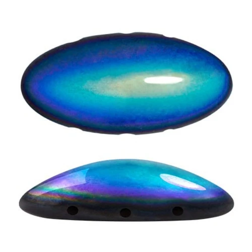 20x10mm Athos 3D 3 holes® by Puca® - Jet AB x1