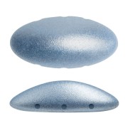 20x10mm Athos 3D 3 holes® by Puca® - Light Blue Metallic Mat x1|raw }}