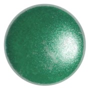 25mm Round glass cabochon by Puca® - Dark Green Pearl x1