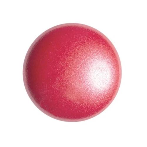 18mm Round glass cabochon by Puca® - Coral Pearl x1