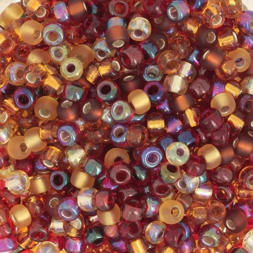 Miyuki seed bead 8/0 Mix - MIX-30 - Cranberry Harvest x8g