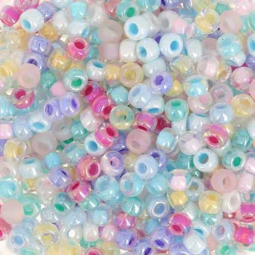 Miyuki seed bead 8/0 Mix - MIX-15 - Spring Flowers x8g