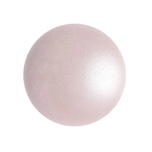 18mm Round glass cabochon by Puca® - Rosaline Pearl x1