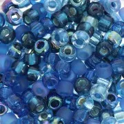 Multi Blue - Mix de rocailles Miyuki 6/0 MIX-20 - Deep Blue Sea x8g Mix de rocailles Miyuki 6/0 MIX-20 - Deep Blue Sea x8g