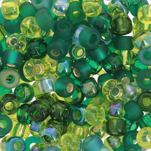 Miyuki 6/0 seed beads Mix - MIX-05 - Ever Green x8g