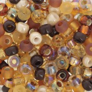 Miyuki 6/0 seed beads Mix - MIX-06 - Golden Grains x8g|raw }}