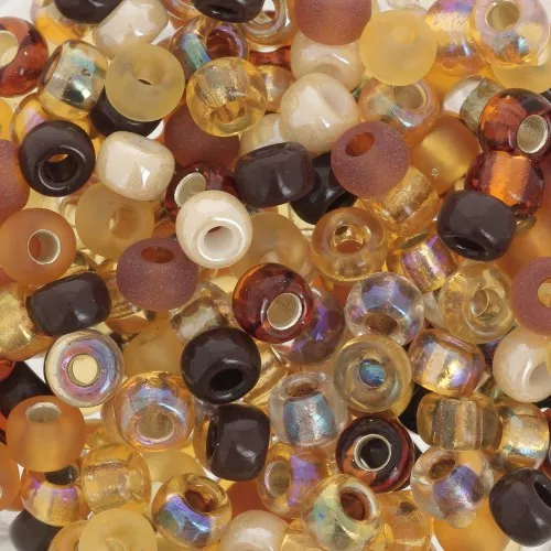 Miyuki 6/0 seed beads Mix - MIX-06 - Golden Grains x8g