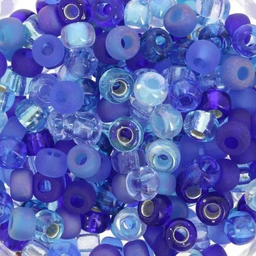 Miyuki 6/0 seed beads Mix - MIX-02 - Blueberry Pie x8g
