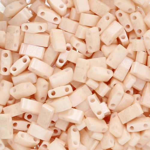 Miyuki Half Tila Beads 5x2.3x1.9 mm HTL-593 - Light Caramel Ceylon x10g