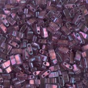 Miyuki Half Tila Beads 5x2.3x1.9 mm HTL-316 - Lt Amethyst Gold Luster x10g|raw }}