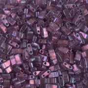 Miyuki Half Tila Beads 5x2.3x1.9 mm HTL-316 - Lt Amethyst Gold Luster x10g