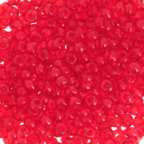 Preciosa Seed beads 8/0 3 mm - Transparent Light Siam x20g