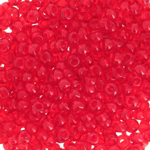 Preciosa Seed Beads 8/0 3 mm - Transparent Light Siam x20g