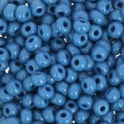 Preciosa Seed beads 6/0 4 mm - Opaque Blue Jean x20g