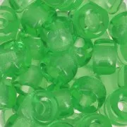 Large hole beads - Pony Beads 9 mm - Preciosa - Green x15