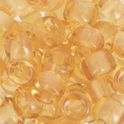 Large hole beads - Pony Beads 9 mm - Preciosa - Light Topaz x15|raw }}