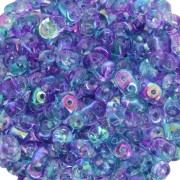 2.5x5mm SuperDuo - Summer Rainbow Light Blue x10g|raw }}