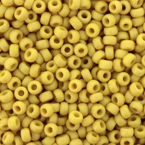 Miyuki 11/0 Seed Beads 2311 - Opaque Matte Canary x 100 g
