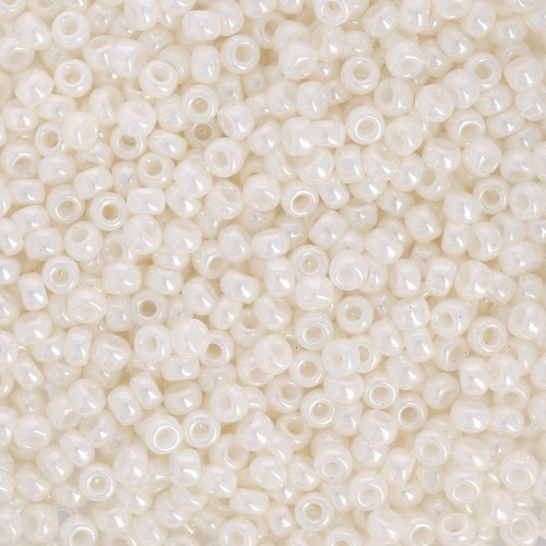 Miyuki 11/0 Seed beads 591 - Ivory Pearl Ceylon x 100 g