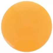 12 mm Round opaque resin cabochon - Mandarin x1
