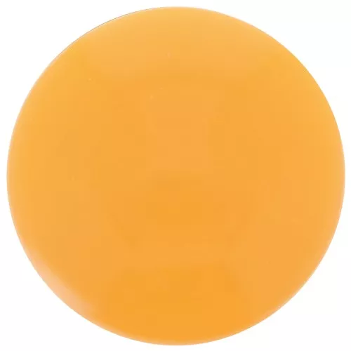 Cabochon rond 12 mm en résine opaque - Mandarine x1