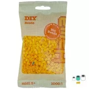 5mm Hama Bio ironing beads - MIDI - Yellow (n°03) x1000