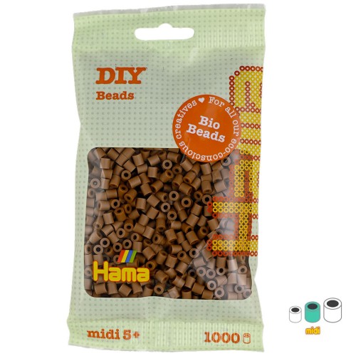 5mm Hama Bio ironing beads - MIDI - Marron glacé (n°76) x1000