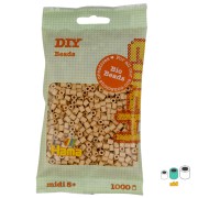 5mm Hama Bio ironing beads - MIDI - Beige (n°27) x1000