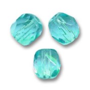 Fire Polished faceted round beads 2mm Teal x50|raw }}
