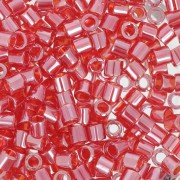 Miyuki Delica 8/0 DBL0098 - Tr Light Siam Luster x8g|raw }}