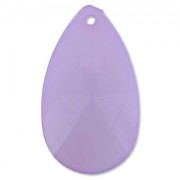 Faceted drop in acrylic 48x28 mm Lilas x1