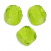 Facets 4 mm Lime Green x50