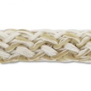 Braided cord 12mm Beige/Beige x3m|raw }}