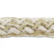Braided cord 12mm Beige/Beige x3m