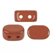 4x6mm Glass beads Lipsi® by Puca® - La Divine Terracotta x10g