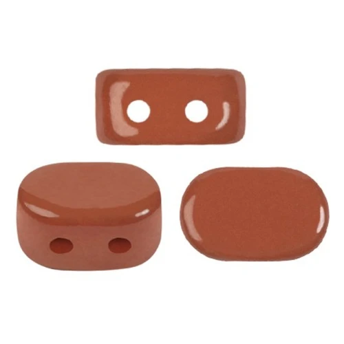4x6mm Glass beads Lipsi® by Puca® - La Divine Terracotta x10g